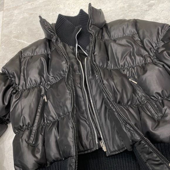 JLO by Jennifer Lopez Black Puffer Jacket - Size XL - Picture 5 of 9
